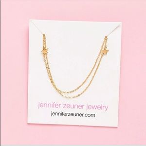 Jennifer Zeuner Double Star Necklace
